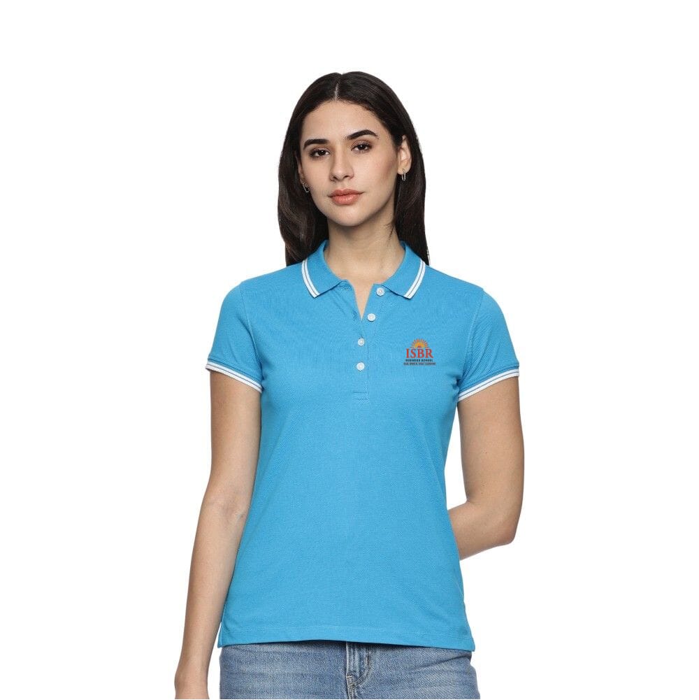 Allen Solly Polo T-shirt Women- Sky Blue